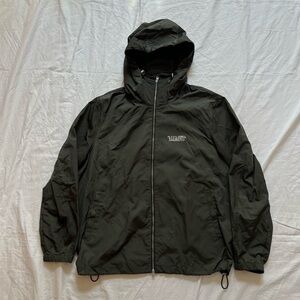 ALL SAINTS SHADOW KHAKI GREEN "CRAZE" TECH RAIN JACKET COAT - MEDIUM